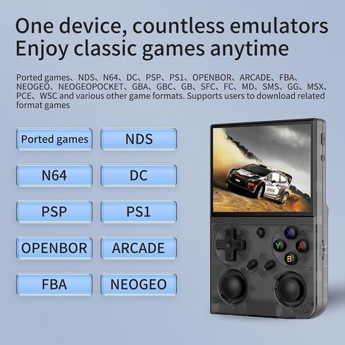 G350 Retro Handheld Game Console ، G350 Retro Gaming Console 3.5 '' 'Screen Screen Linux System مدمج في بطاقة 64g TF 20+محاكيات تم تثبيتها مسبقًا 4371 ألعابًا وحدة تحكم لعبة Retro مع بطارية 3500 مللي أمبير في الساعة Pink in Kuwait