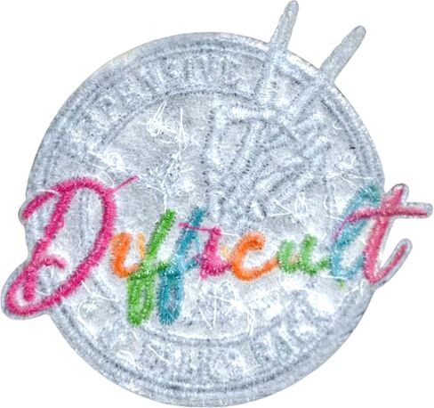 Skeleton Expensive Difficult and Talks Back Patch 3 Inches Sarcastic Butterfly Saying Quote Wife Mom Iron On/Sew On Embroidery Fabric Applique Patches for Trucker Hats Clothes Backpack DIY Accessories in Saudi Arabia