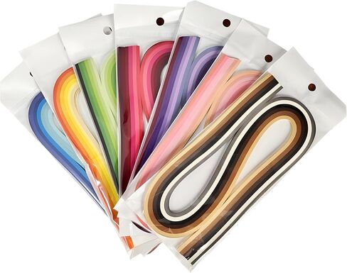Brown Toned Quilling Paper Strips 5mm in Shades of Chocolate-120pc/set 21inch Length-Quilling Strip Set Pastel-Colored (Gradient Brown) in Saudi Arabia