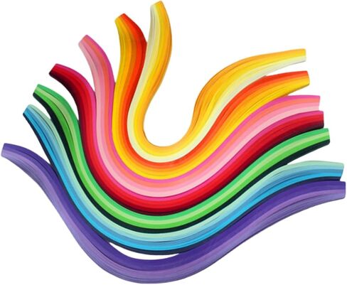 Brown Toned Quilling Paper Strips 5mm in Shades of Chocolate-120pc/set 21inch Length-Quilling Strip Set Pastel-Colored (Gradient Brown) in Saudi Arabia