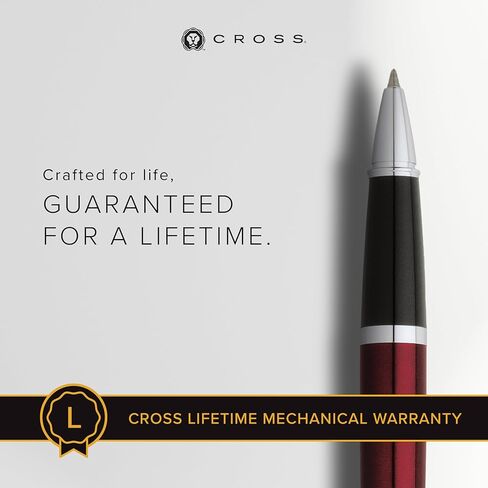 قلم كرة دوارة من طلاء أبيض لؤلؤي من كروس بايلي مع مواعيد ذهبية وردية in Kuwait