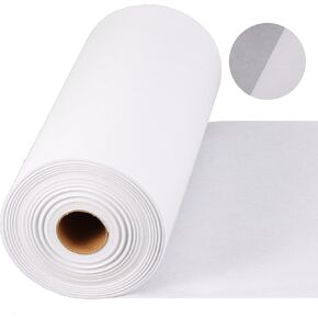 CODOHI 100G/㎡ جديد ثقيل الوزن الثقيل من الحديد الأبيض غير القابل للانصهار غير المنسوجة 11.8 "× 30.6 ياردة غير منسوجة الحديد على توصيل بوليستر أحادي الجانب لمستلزمات الحرف اليدوية