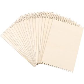 20 PCS المبتدئين نولًا خشبيًا ، ونسجًا من الورق المقوى ، طقم الأفق للأطفال البالغين ، النسيج المسحوب في الأفق ، أدوات النسيج ، وألواح النسيج المجوهرات الفنية الفنية كروشيت الحياكة التعليمية ، 6 × 9 "
