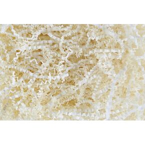 Sansam Crinkle Cut Paper Shred Filler ، 1.1 LB Cream Conffetti refering paper for Basket and Gift Box Filling ، Flugh Gips ، Backing ، Shipping ، Moving ، Cushioning in Kuwait