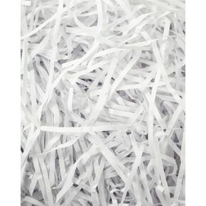 MagicWater Supply - 4 oz - White - Soft & Thin Staight Cut Crinkle Paper Shred Filler great for Gift Wrapping, Basket Filling, Birthdays, Weddings, Anniversaries and Valentines Day