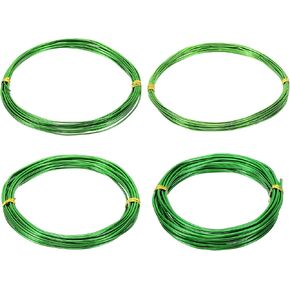 PATIKIL 16.4ft Aluminum Wire, 4pcs Jewelry Wire Bonsai Wire Metal Craft Wire 1mm 1.5mm 2mm 2.5mm for Crafts Bonsai Jewelry Making Beading Plants, Black in Kuwait