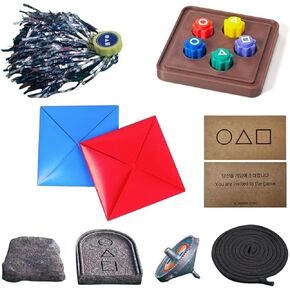 Gonggi Garean Game Game Game Pack ، Folk Dice Stone Catching Game Jebi Kicks ، Gonggi ، Ddakji ، Biseokchigi ، Paengy ، Toy Hand Eye Training Toy (جميع مجموعة اللعبة)