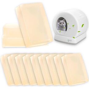 12 حزمة قطة القمامة مزيل العرق المتوافق مع مربع القمامة القطط من Meowant ، مزيل الرائحة مزيل العرق ، والسيطرة على الرائحة القمامة ، ورائحة ، هلام مناسبة لـ MW-SC01/MW-SC02/LB02 in Kuwait