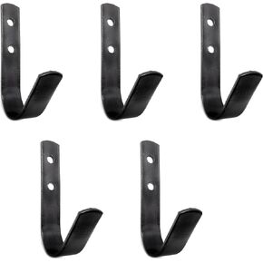 Will's Family Store Steel Horse Stable Bridle Hangers Tack Room Hooks Black Powder Coated 4 Pack