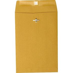 LUXPaper 6 x 9 Open End Envelopes | Clasp | Holiday Green | 80lb. Text | 50 Qty