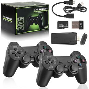 Retro Gaming Console, Plug and Play Video Game, Nostalgia StickGame, Wireless Retro Play Game Console Built in 20000+ Games, 4K HDMI Output, 9 Classic Emulators, with Dual 2.4G Wireless Controlle