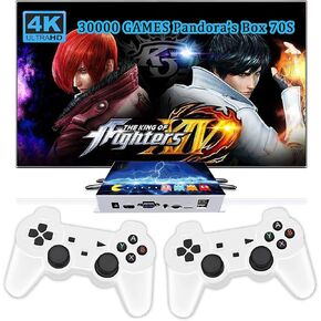 30000 في 1 Pandora Game Box 70s Mini Arcade Stick Retro Video Game Console ، Plug and Play ، 10 Emulators ، HDMI Outder ، Dual 2.4 G وحدات تحكم لاسلكية