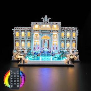 Light kit Compatible with Lego Trevi Fountain - No Model Only Light, LED Lighting Accessories Compatible with Lego Roman Wishing Fountain 21062 (Standard Version)
