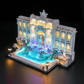 مجموعة الضوء المتوافقة مع نافورة LEGO TREVI - لا يوجد طراز فقط من الضوء ، إكسسوارات إضاءة LED متوافقة مع نافورة LEGO ROMAN ROMAN 21062 (الإصدار القياسي) in Saudi Arabia