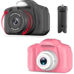 Seckton Kids Selfie Camera for Girls Age 3-9 Cameras Pink & Digital Cameras مع Flash for Kids 6-10 ، لعبة الكاميرا المحمولة 3 4 5 6 7 8 9