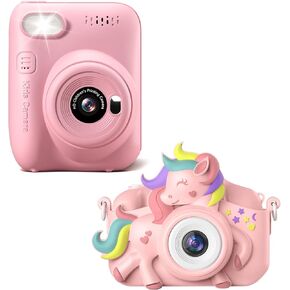 Kids Camera for 3-12 Years Old Toddlers & 3.0" HD 1080P Digital Video Cameras with 3 Rolls of Printer Paper for Childrens, Birthday Gifts Toy for 3 4 5 6 7 8 9 10 11 12 Year Old Girls Boy