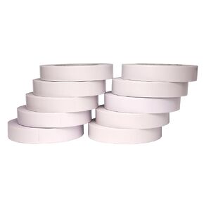 (Pack of 6 1" Heavy Duty Banner Hem Double Sided Permanent Tape (1-Inch x 164-Feet/55 Yard)