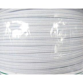 Venus Elastic White Tape Band Braid 4 Cord 1 Yard Length