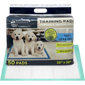 The Humane Society by Greenbone Training Pads for Puppies & Indoor Dogs - Leak Proof - 50 Count