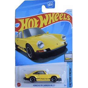 Mattel Hot Wheels Porsche 911 Carrera RS 2.7, Factory Fresh 4/10 [Yellow] 46/250