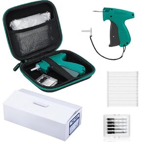 وضع علامات على البندقية للملابس مع حالة صعبة ، 6000pcs 1 "السحابات القياسية سعر التجزئة TAG TAG GUN للملابس الملصق