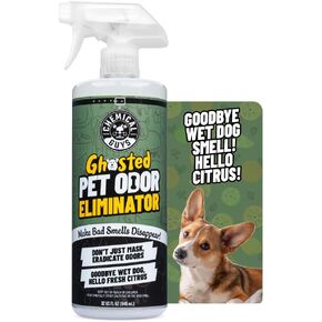 Ghosted Pet Odor Eliminator, Refresh Your Home, Car, Office, & More, From Chemical Guys (32 Fl Oz) - Fresh Citrus Scent - PCS10232