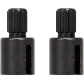 2Pcs Harden Steel RC Differential Drive Cup 7754X for X-Maxx XMAXX 1/5 8S RC Car Upgrades Parts(Black)