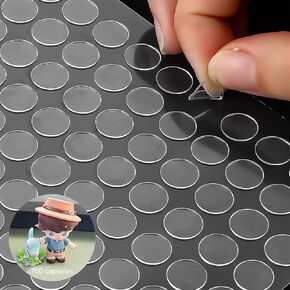 700 PCS Museum Glue Dots Licky Dots ، Museum Putty Clear Doots Doots Dots ، Strong and Tracsless ، مناسبة للصور والملصقات والمكاتب متعددة الأغراض والمنازل ، وزينة حفلات عطلة البالون ، إلخ.