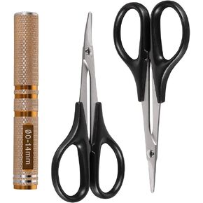 RC Body Reamer و Hole Puncher Reamer ومقصات منحنية ومقصات مستقيمة تقليص الأدوات الشاملة ل RC Car Body Gold Lexan Gold