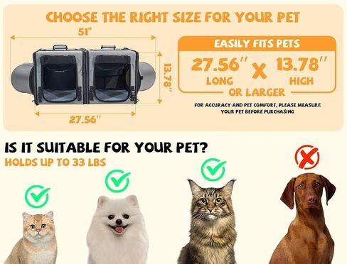 Cat Travel Carrier with Litter Box Portable Single Cat Carriers for Cat and Pet Shelter Ideal for Single Cat Soft Foldable Design with Shoulder Strap, One Hammocks and Cushion,Large Size Single Grey in Saudi Arabia