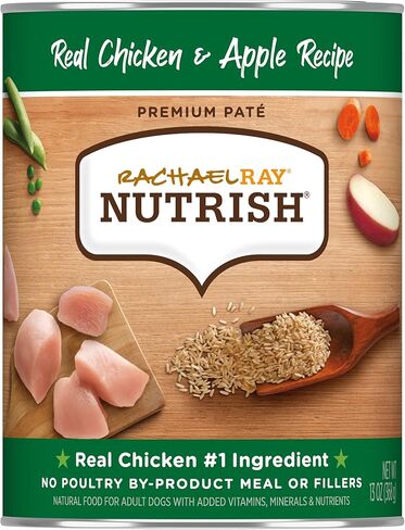 راشيل راي نوتريش أغذية الكلاب الرطبة الطبيعية الممتازة، مجموعة متنوعة من المأكولات المفضلة اللذيذة، حوض سعة 8 أونصة (عبوة من 6 قطع) in Kuwait