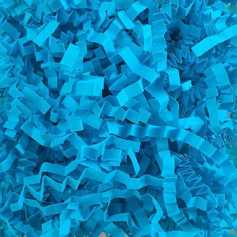 Crinkle Cut Paper Shred Filler Recyclable Gift Wrap Confetti Raffia Grass Shred Paper for Easter Baskets Filler Creative Eggs Decor（50g) (Pink) in Kuwait