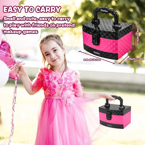 Mathea Kids Makeup Sets for Girls 5-8, Makeup for Kids, Washable Non-Toxic Kids Makeup Sets for Girls, Play Makeup Birthday Toys Gift for 3 4 5 6 7 8 9 10 11 12 Years Old Kid in Saudi Arabia