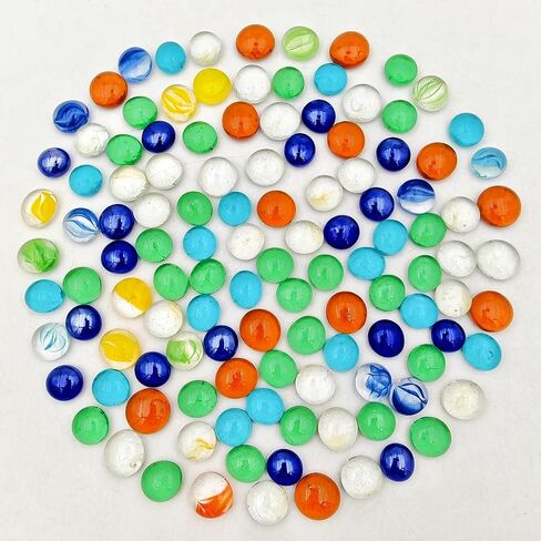 الأحجار الكريمة الزجاجية المسطحة ، الحجارة الزجاجية ذات اللون المسطح للخرز للمنزل الزخرفي الفني ، حشو مزهرية ، حوض الأزهار الزهرية الزخرفية ، الفسيفساء الحرفية ، ديكور مبعثر في الحديقة (العنبر ، 16-19 ملم) in Kuwait