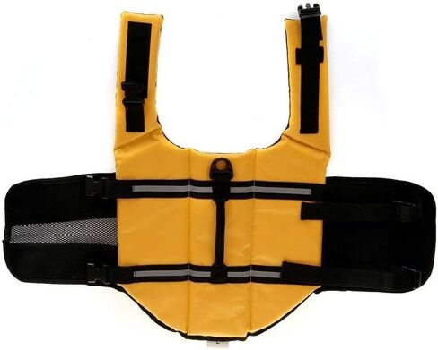 Doggy Life Jacket Assorted Color Choice Pet Swimwear & Saver Life Vest Coat Flotation Float Aid Buoyancy in Kuwait
