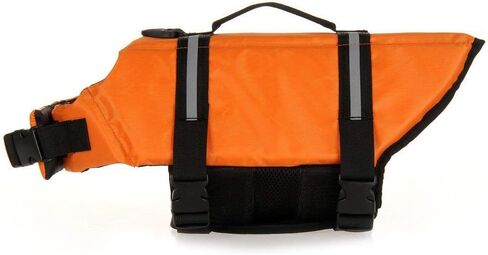 Doggy Life Jacket Assorted Color Choice Pet Swimwear & Saver Life Vest Coat Flotation Float Aid Buoyancy in Kuwait