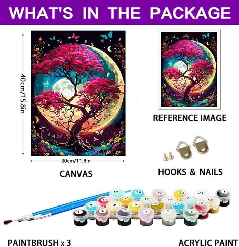 croshom Adults Paint by Number- Dream Catcher Paint by Numbers Kits on Canvas for Beginners, Butterfly Acrylic Painting by Numbers Kits Without Frame for Home Decor 12x16 inch in Saudi Arabia