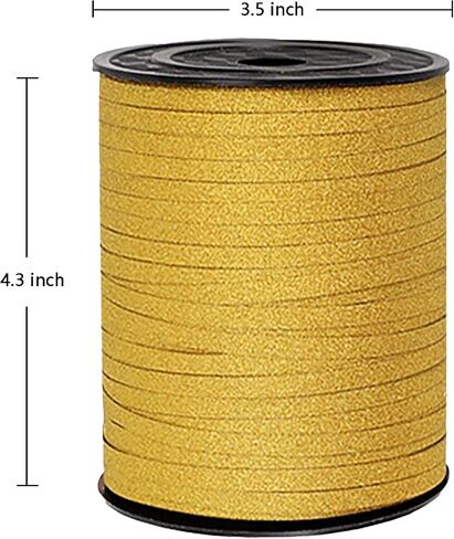ZOOYOO 500 Yards White Crimped Curling Ribbon Balloon String Roll Balloon Curling Ribbon for Decoration Balloon Accessories in Saudi Arabia