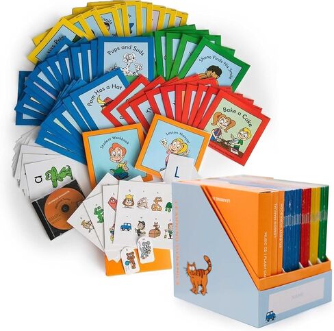 Learning Dynamics 4 Weeks to Read – Learn How to Read & Write Program Includes 53 Books, Teaching Manual, Activity Workbooks, CD, Flashcards , Manipulatives – Teaches Letters, Phonics & Reading in Saudi Arabia