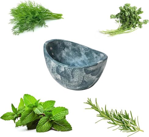 Pottery Herb Stripper Bowl，Small Handmade Herb Stripper Tool，Unique Ceramic Herb Stripper，with Different Hole Sizes for Separating Leaves and Stems，Suitable For Coriander, Rosemary, Etc (Beige) in Saudi Arabia