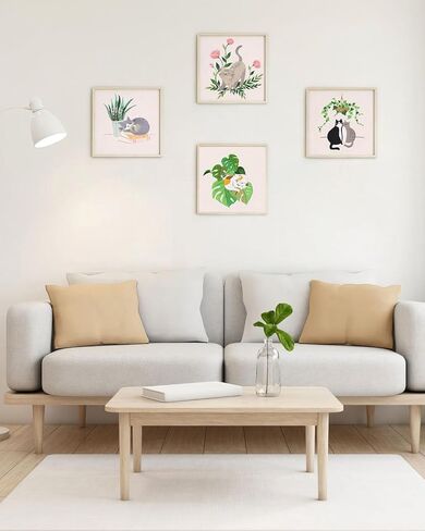 مجموعات التطريز erkoon للمبتدئين، 4 مجموعات مجموعات نمط عبر الابره للمبتدئين الكبار، لتشمل خيوط التطريز القماش الأطواق لمحبي الحرف اليدوية غرزة مع تقنيات مهارة التطريز in Kuwait