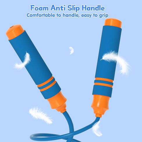 Sprinkler for Kids, Water Spray Jump Rope Outdoor Summer Toddler Toys for Ages 5-7, Multiplayer Toy, 8 Meters/26.25FT, 12 Water Jets The Ideal Gift for Child Safely Play The Water in Summer(Blue) in Saudi Arabia