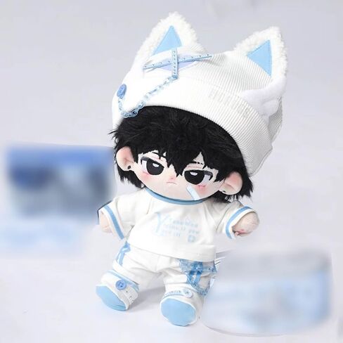 Niannyyhouse 10cm 20cm Doll Doll Cloth Airs Cat Hat Coat T-Shirt Pants Backpack 8in fucked Dolled Dressup (20cm) in Kuwait