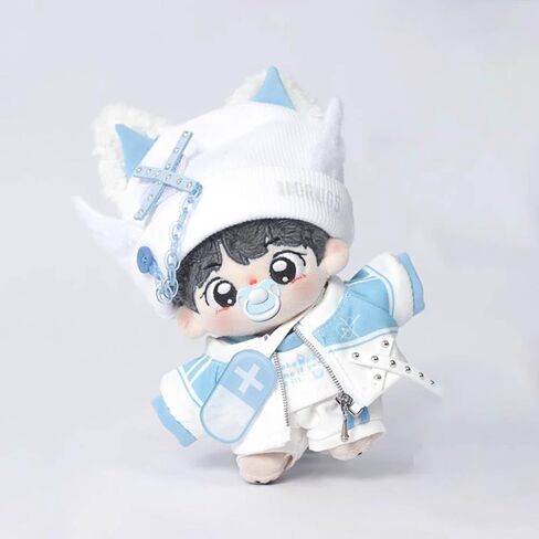 Niannyyhouse 10cm 20cm Doll Doll Cloth Airs Cat Hat Coat T-Shirt Pants Backpack 8in fucked Dolled Dressup (20cm) in Kuwait