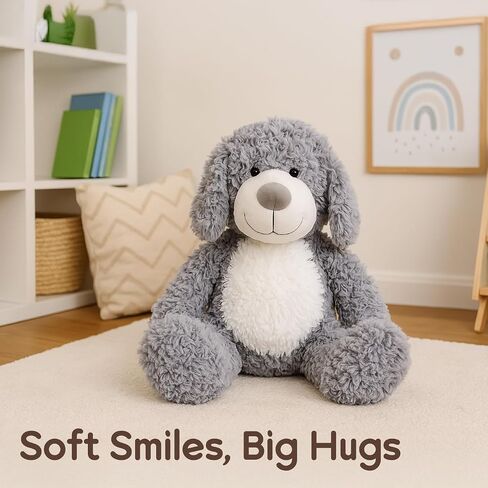 WEIGEDU Floppy Stuffed Dog Puppy Plush Toy, 20 inch, Brown in Kuwait