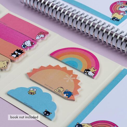 Erin Condren Hello Kitty and Friends Sticky Note Booklet, Set Reminders, Flag Pages, and Take Notes in Style, 11 Pads, 20 Sheets Each, 220 Sticky Notes Total in Saudi Arabia