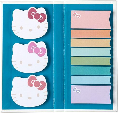 Erin Condren Hello Kitty and Friends Sticky Note Booklet, Set Reminders, Flag Pages, and Take Notes in Style, 11 Pads, 20 Sheets Each, 220 Sticky Notes Total in Saudi Arabia