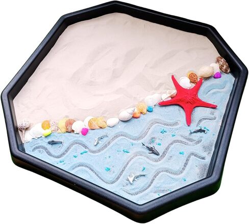 Small Tuff Tray by Learning Through PLAYtrays | 27.5"x 27.5" Brown Sensory Play Tray | Sand and Water Table for Toddler & Kids Activities | Montessori & Reggio Inspired | Stand NOT Included in Saudi Arabia
