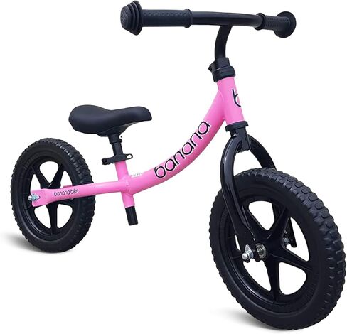دراجة Banana Bike GT Balance Bike - خفيفة الوزن لا توجد دراجة دفع للدواسة للأطفال الصغار الذين تتراوح أعمارهم بين 2 و 4 - مقود قابل للتعديل ومقعد ، إطار من الألمنيوم ، إطارات الهواء - دراجة تدريب مثالية للأطفال - أحمر ، 33 × 18 × 24 بوصة in Kuwait
