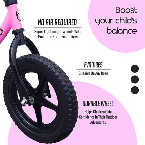 دراجة Banana Bike GT Balance Bike - خفيفة الوزن لا توجد دراجة دفع للدواسة للأطفال الصغار الذين تتراوح أعمارهم بين 2 و 4 - مقود قابل للتعديل ومقعد ، إطار من الألمنيوم ، إطارات الهواء - دراجة تدريب مثالية للأطفال - أحمر ، 33 × 18 × 24 بوصة in Kuwait